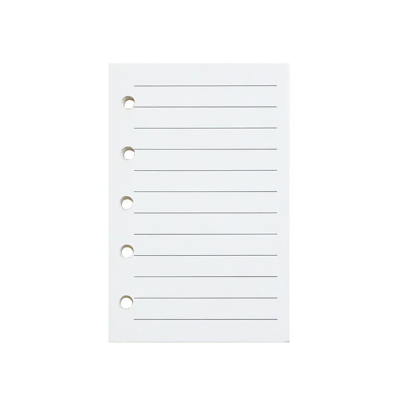 M5 Loose Leaf Notebook Refill Spiral Binder Inner Page Grid Blank Line Diary Agenda PlannerSchool Stationery
