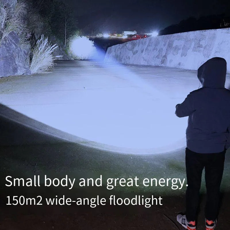 Ultra Bright Mini Torch 3LED Tactical Flashlight | USB Rechargeable Outdoor Light