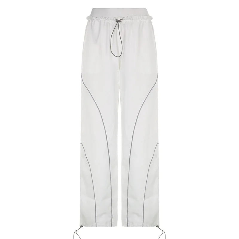Y2K High Waist Baggy Wide Leg Sweatpants Women
