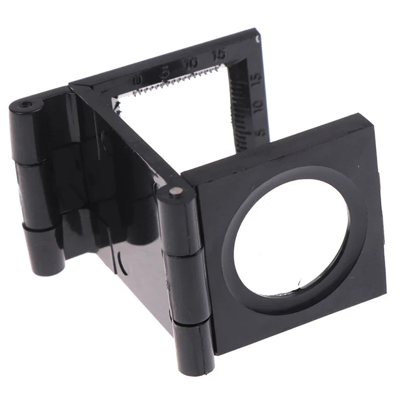 10X 28mm Folding Magnifier Stand Loupe | Textile Optical Glass Tool