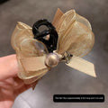 New Elegant Bowknot Hairpin For Women Girls Sweet Bowknot Barrettes Fashion Small Hair Claw Versatile Hair Accessories Gifts