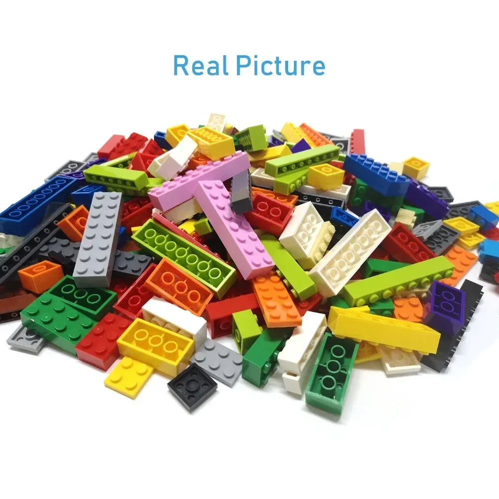 60pcs DIY Building Blocks Thick Figures Bricks 2x2 Dots | Educational Creative Toy for Children