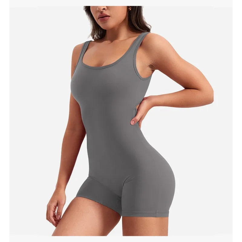 Women Seamless Backless Yoga Bodysuit