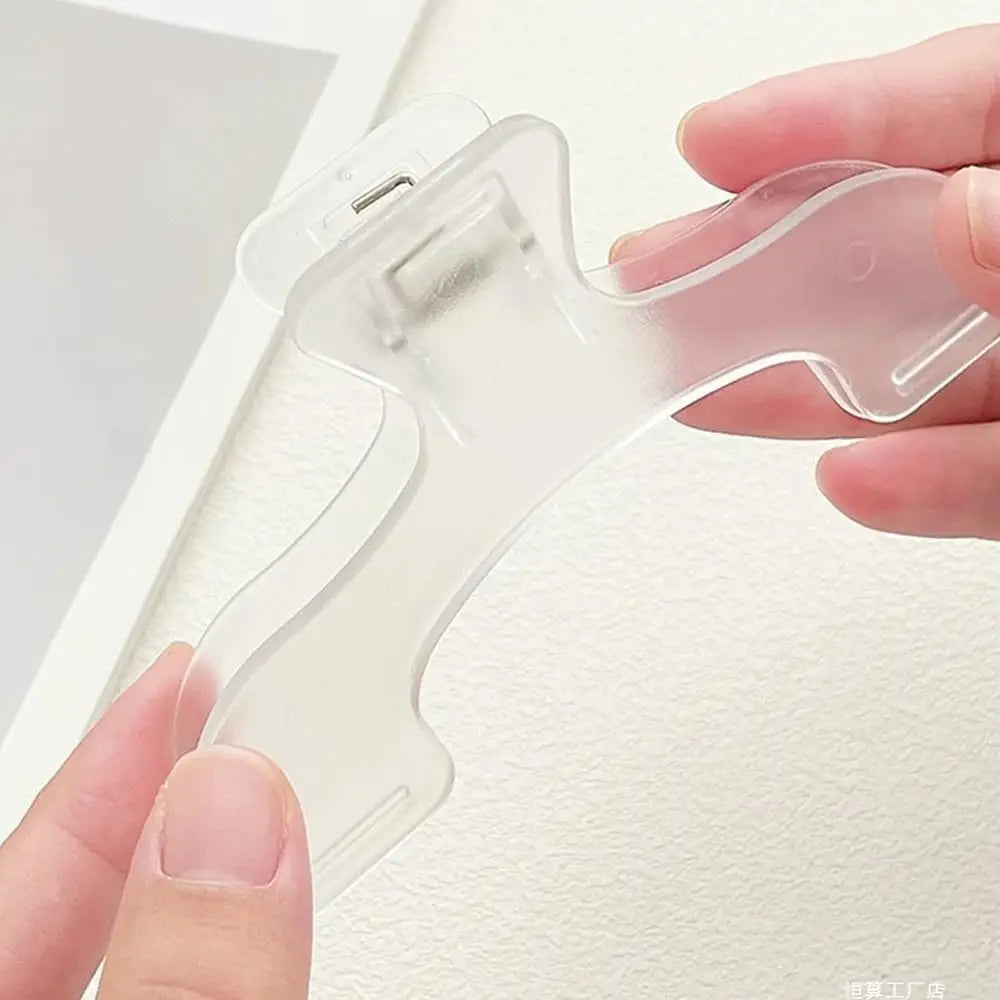 2pcs Transparent Book Page Holder for Reading, Book Opener Holder Convenient for Reading Teaching and Fixing Music Book