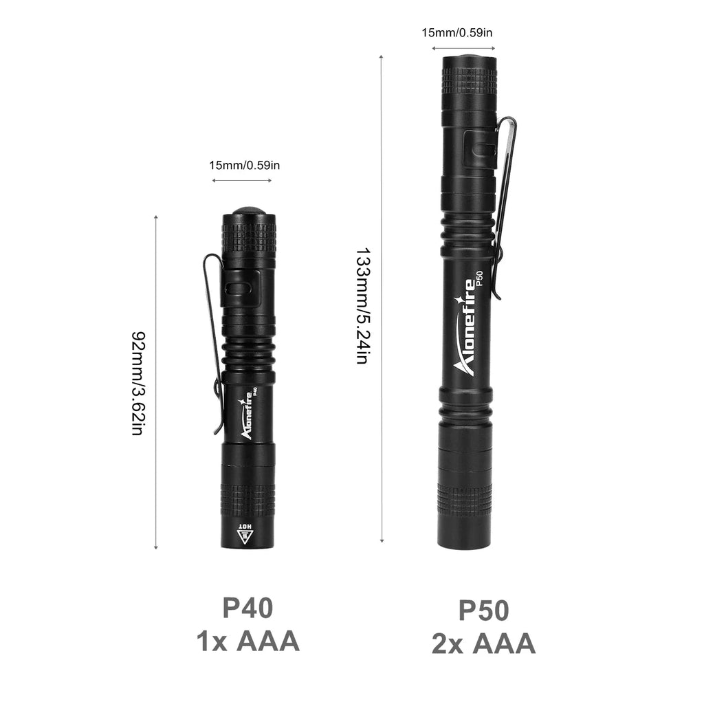 3W XPE LED Mini Penlight Flashlight | Portable Torch for Outdoor Fishing Hiking and Emergency