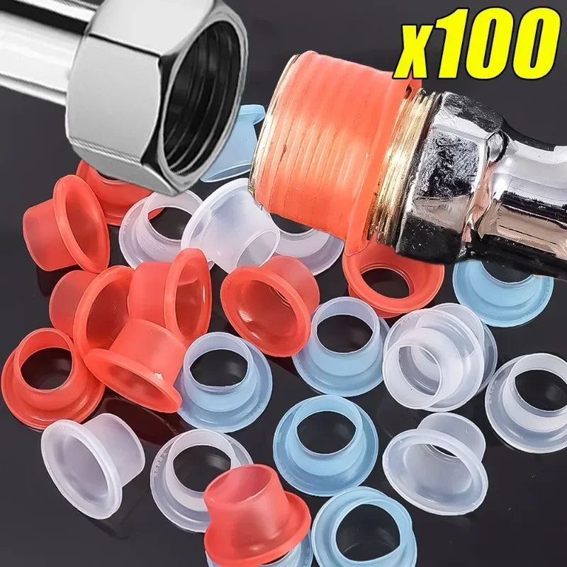 Faucet Leak-proof Sealing Gasket Set | Silicone Rubber Washers for Plumbing