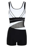Women’s Solid One Piece Monokini Swimsuit