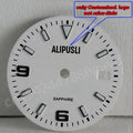 custom watch logo dial time sticker personalized gold silver metal transfer small mini 3d logo DIY name carve flat ultrath