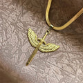 Stainless Steel Jesus Cross Necklace | Christian Pendant Jewelry for Men and Women