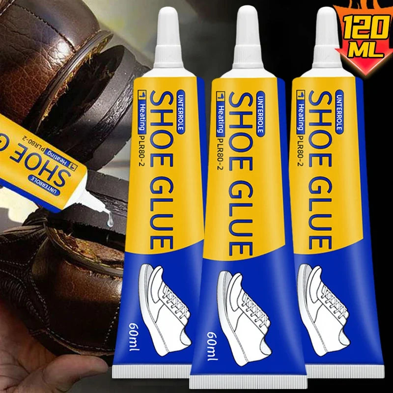 Strong Shoe Repair Adhesive | Waterproof Shoemaker Glue for Leather Rubber and Plastic