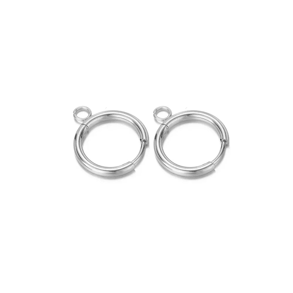 Stainless Steel Gold Color Earrings Hooks Set | DIY Jewelry Making Supplies