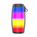 LED Lights Speaker with Powerful Bass Black