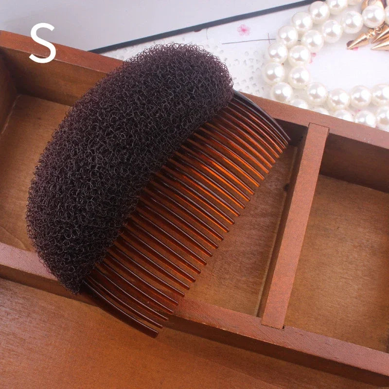 New Women Bun Maker Braid Hair Padding DIY Hair Bump Up Sponge Princess Head Foam Pad Insert Wedding for Hair Styling Tool