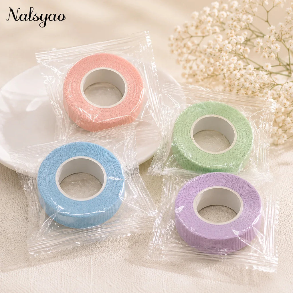 5PCS Eyelashes Extension Tape Micropore Breathable Non-woven Cloth Adhesive Lifting Lash Accessories Tools Colorful Makeup