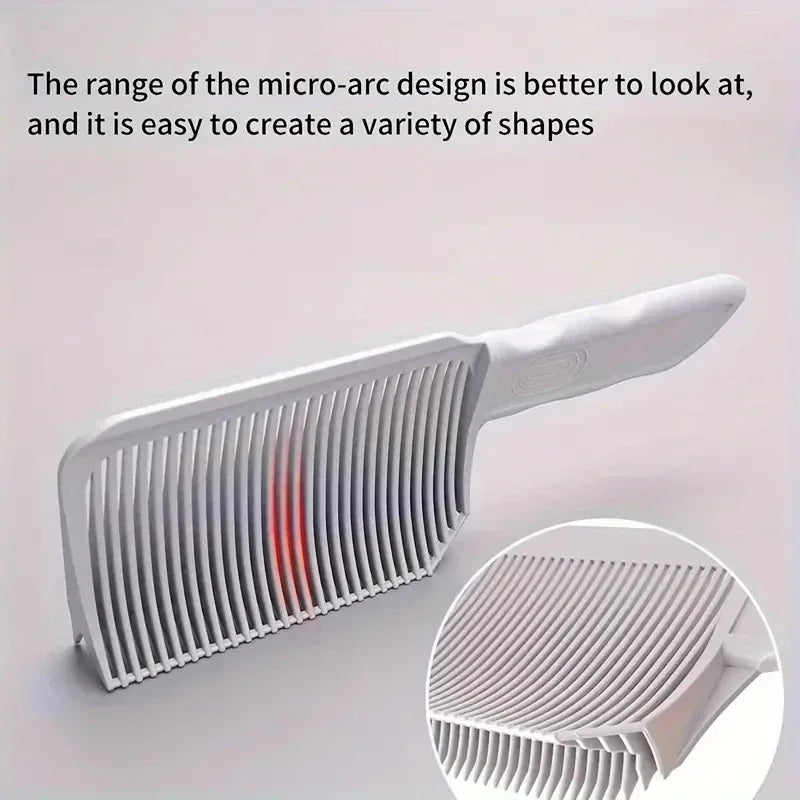 Fading Hair Cutting Combs Professional Barber Clipper Blending Flat Top Hair Cutting Comb for Men Fading Comb Salon Styling Tool