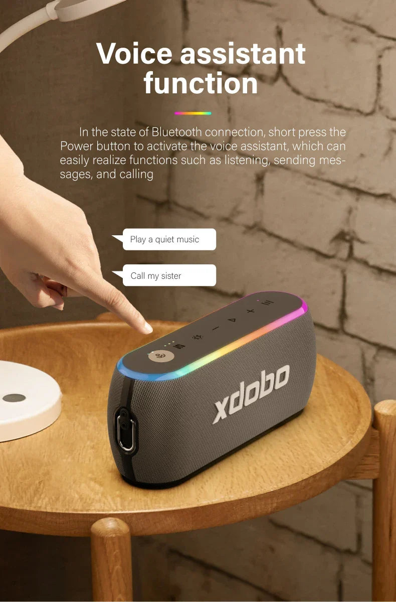60W Bluetooth Wireless Speaker Black