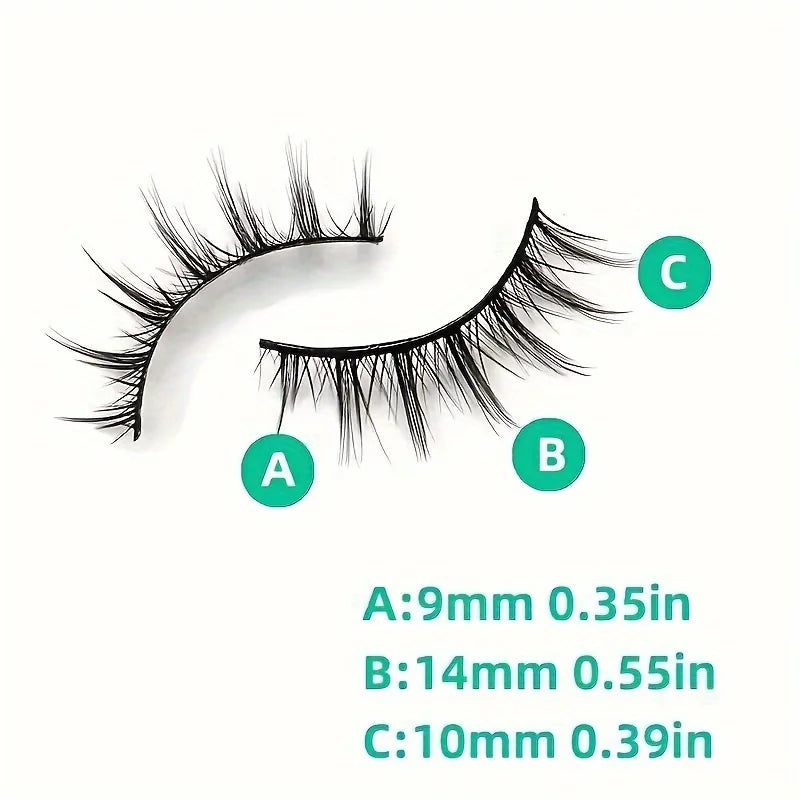 5 Pairs of Cartoon Style 3D False Eyelashes Fluffy and Soft for Natural Looking, Enhancing Makeup with Cross Lash Design