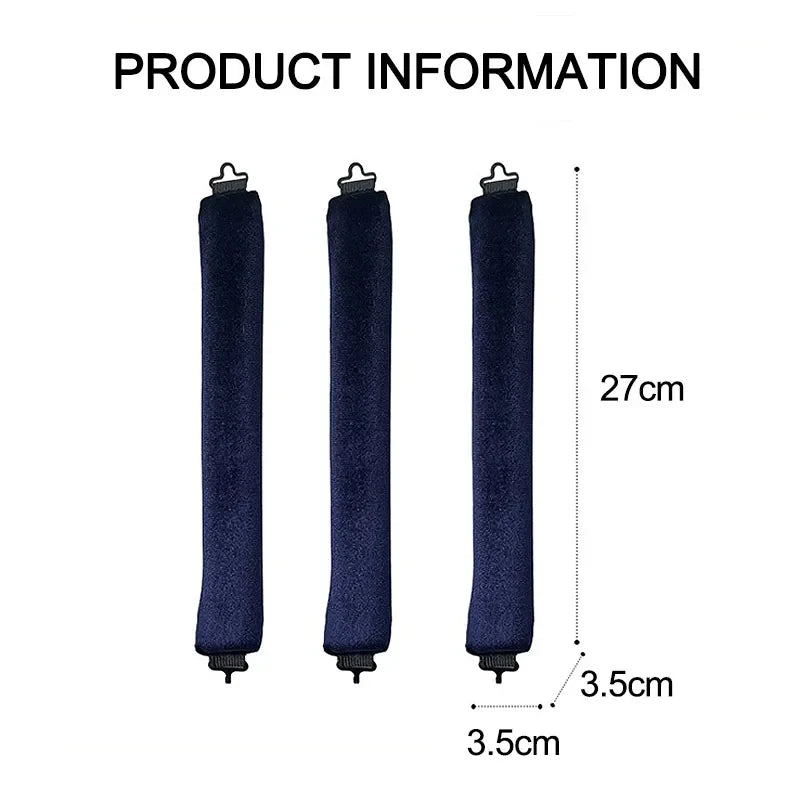 Heatless Hair Curlers Curling Rod Headband No Heat Lazy Curls with Hook Hair Rollers Sleeping Soft Flexi Rod Hair Tools ZXFAJ01