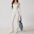 Yoga Jumpsuit Women's Sports Overalls Flared Trousers