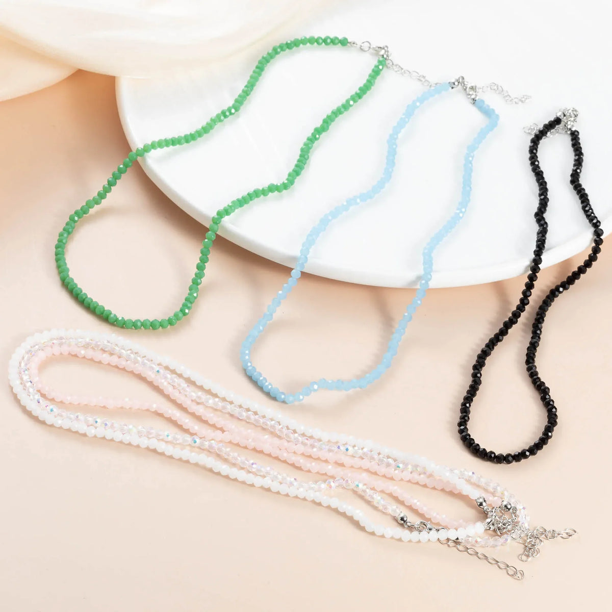 Simple Black Beads Short Necklace for Women Chokers Femme Ladies Party Necklace Fashion Jewelry 2026 New