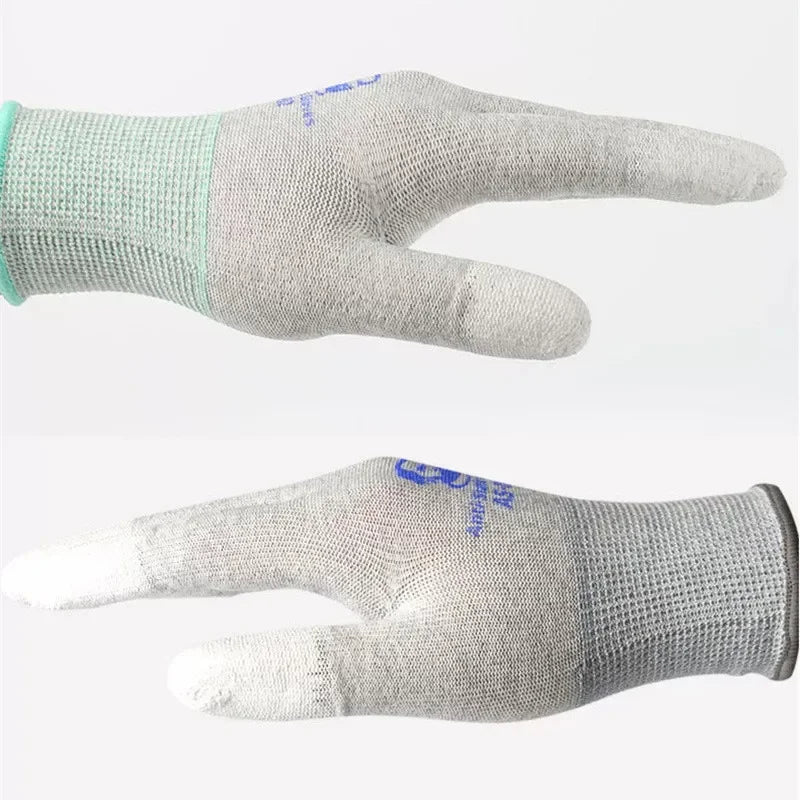 MECHANIC AS02 Anti-Static Carbon Fiber Gloves | Non-Slip Elastic Gloves for Electronics Repair