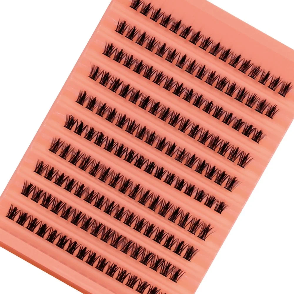 Wispy Individual Lash Clusters D Curl DIY At Home Lash Extension Clusters Soft Lightweight Reusable Eyelash Bundles