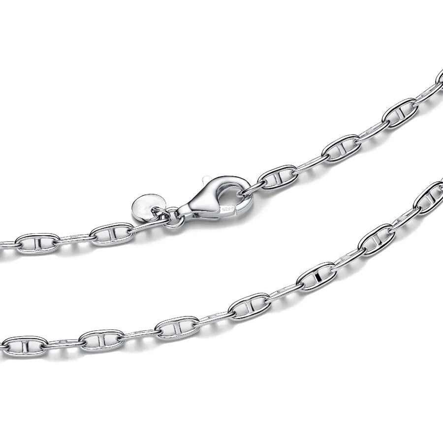 Classic Versatile Pendants Necklace Original 925 Sterling Silver 18K Gold Plated Necklace Lover's Holiday Fine Jewelry Gift