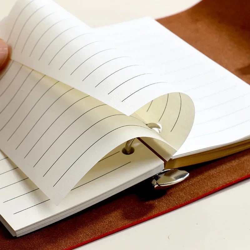 M5 Loose Leaf Notebook Refill Spiral Binder Inner Page Grid Blank Line Diary Agenda PlannerSchool Stationery