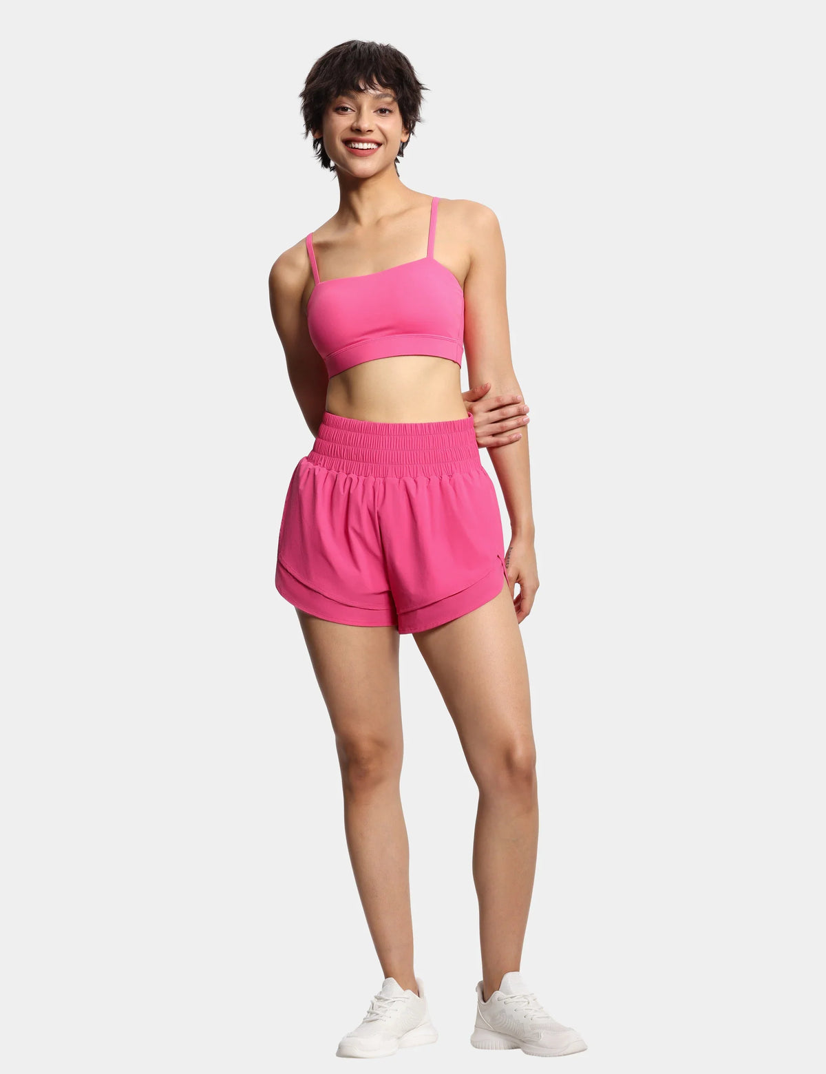 Women’s High Waisted Running Shorts with Pocket