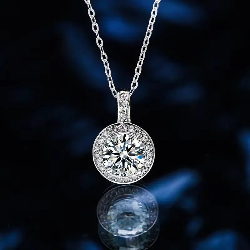 925 Sterling Silver Necklace Fashion Italian Silver Necklace Jewelry for Men and Women Plated 18k White Gold Necklace