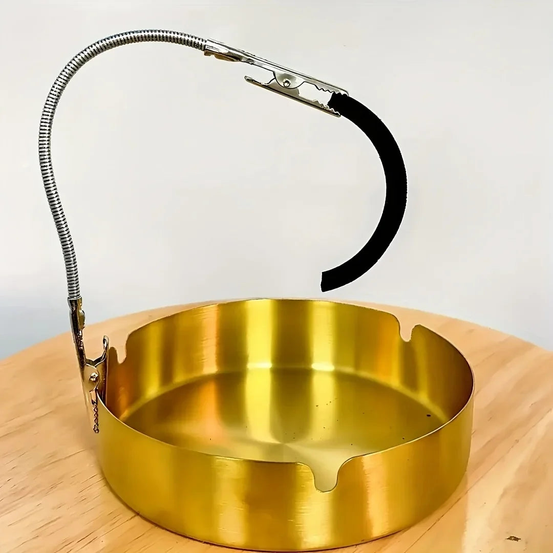 3pcs Stainless Steel Portable Vertical Mosquito Coil Holder Stand | Adjustable Dual Alligator Clips, Anti-Tilt Design