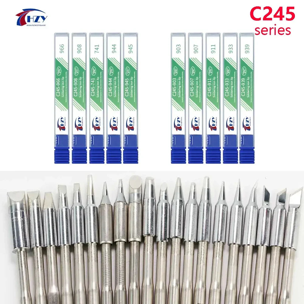 C245 Series Soldering Iron Tips | Universal T245 Handle Compatible Set for Phone Repair