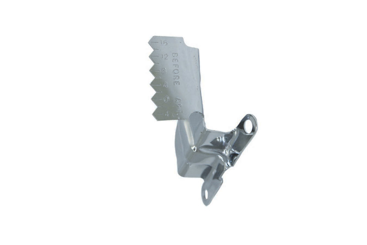 BBC Steel Timing Tab Chrome - 7265
