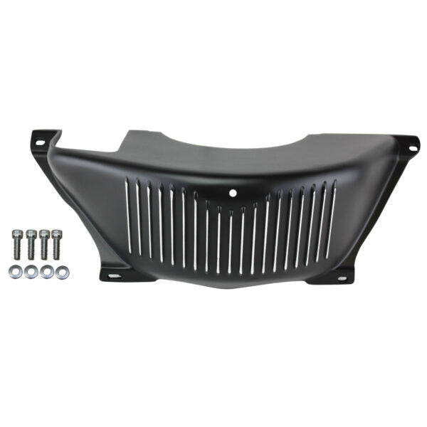 Flywheel Dust Cover GM Turbo 350 Black Aluminum - 8607BK