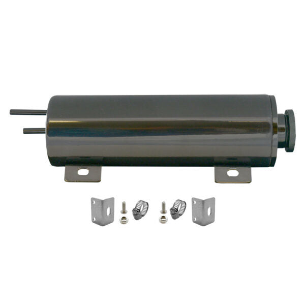 Radiator Overflow Tank 3 in x 10in Black Stainles - 9963BK
