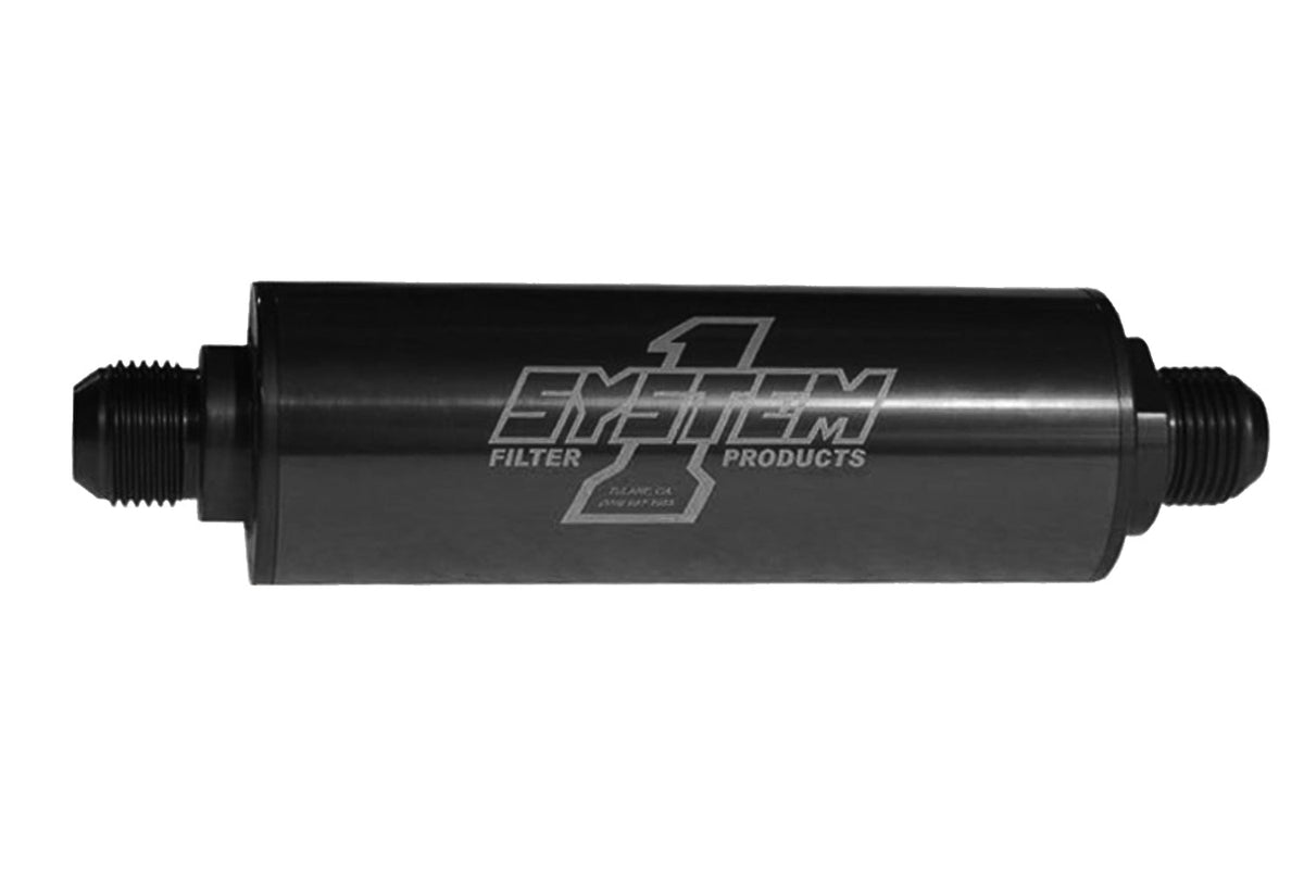 Inline Scavenge Oil Filter - #10 Billet - Bk - 202202710B