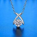 New 925 Silver Necklace Pendant Shining Zircon For Women Sterling-Silver Classics Fashion Wedding Engagement Jewelry Party Gift