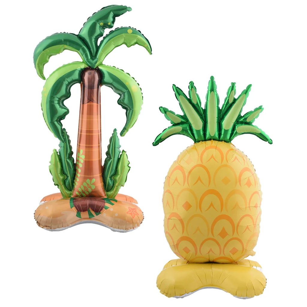 150cm Stand Coconut Tree Pineapple Balloon | Hawaii Summer Party Decoration