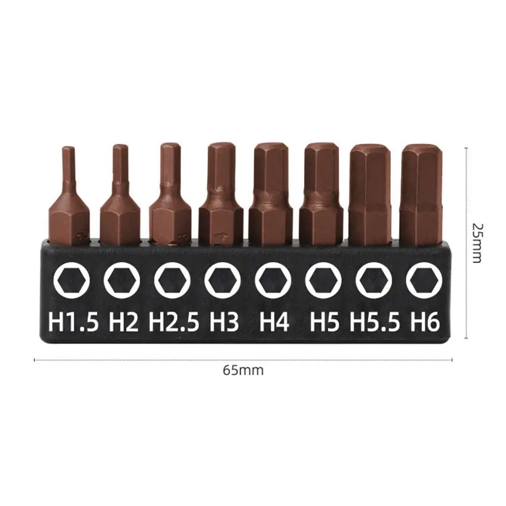 1/4 Screwdriver Bits Set 25mm 50mm S2 Alloy Steel | Professional DIY Hand Tool Kit