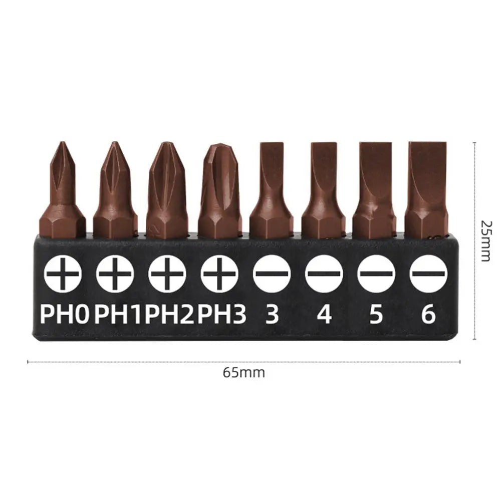 1/4 Screwdriver Bits Set 25mm 50mm S2 Alloy Steel | Professional DIY Hand Tool Kit