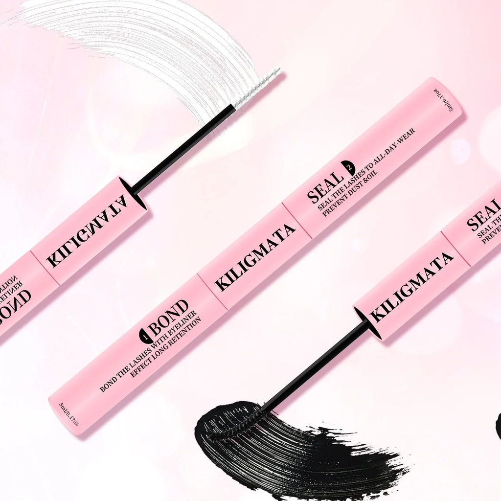 10ml Cluster Lash Glue Waterproof Sweatproof Black Eyelash Adhesive Quick-Dry Clusters Hold up to 72 Hours