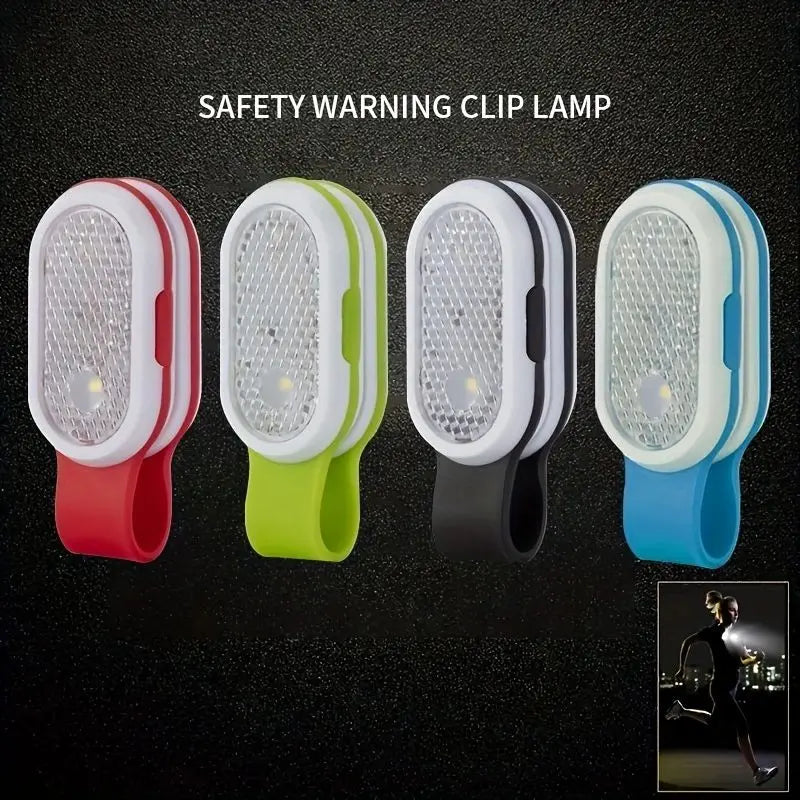 1pc Outdoor Portable LED Collar Clip Lamp | Hands-Free Mini Night Light for Running Camping Hiking
