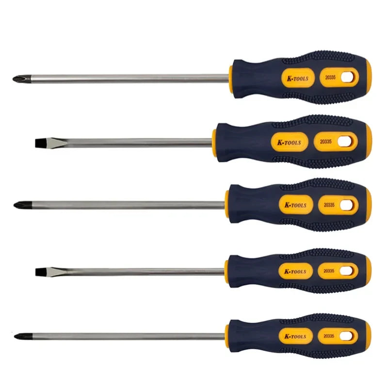 6 in 1 Magnetic Screwdriver Set | PH0 PH1 PH2 Phillips and Slotted Screw Driver