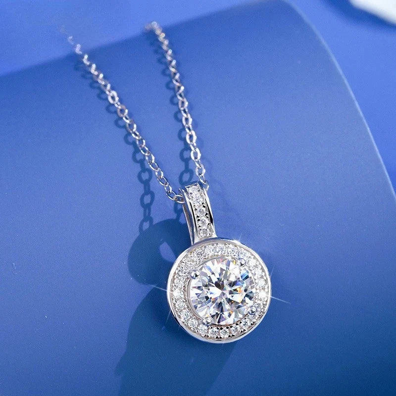 925 Sterling Silver Necklace Fashion Italian Silver Necklace Jewelry for Men and Women Plated 18k White Gold Necklace