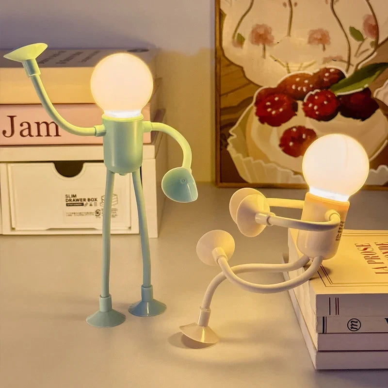 Poseable Athlete Night Light | Funny Bendable Sportsman LED Desk Lamp