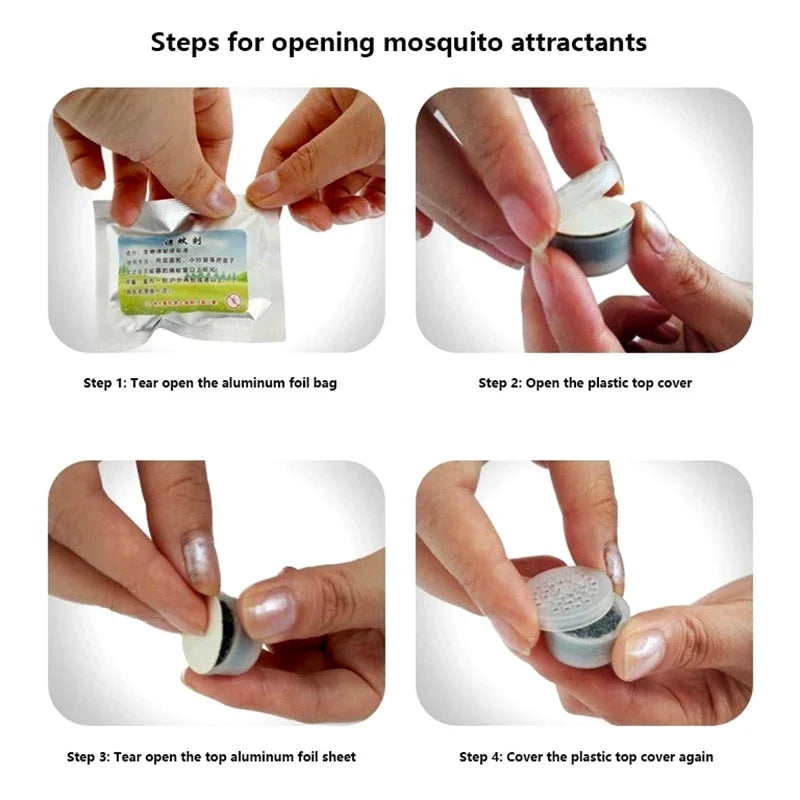 Mosquito Attractant Refill Set | 5-Pack Lure Agent for Mosquito Trap Lamps