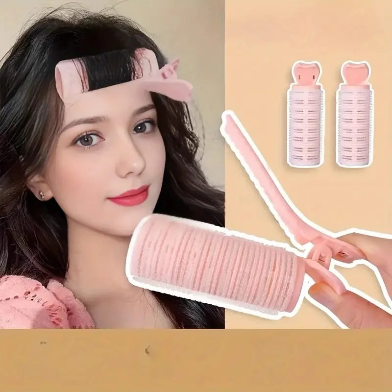Professional No Heat Curling Iron Set Suitable for All Hair Types Heatless Hair Curlers Set - DIY Volumizing Styling Tools