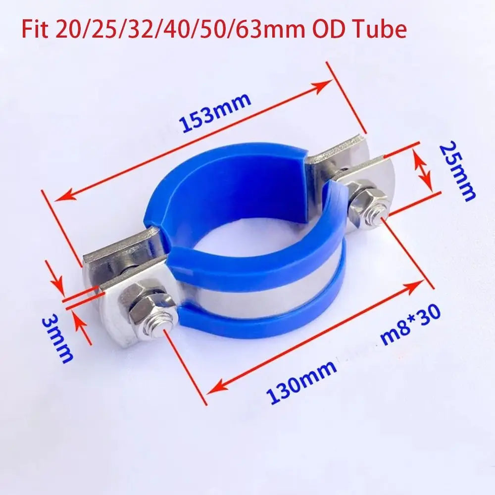 Round Hose Clamp 20/25/32/40/50/63mm | PPR PVC Pipe Fitting and Nut Hoop