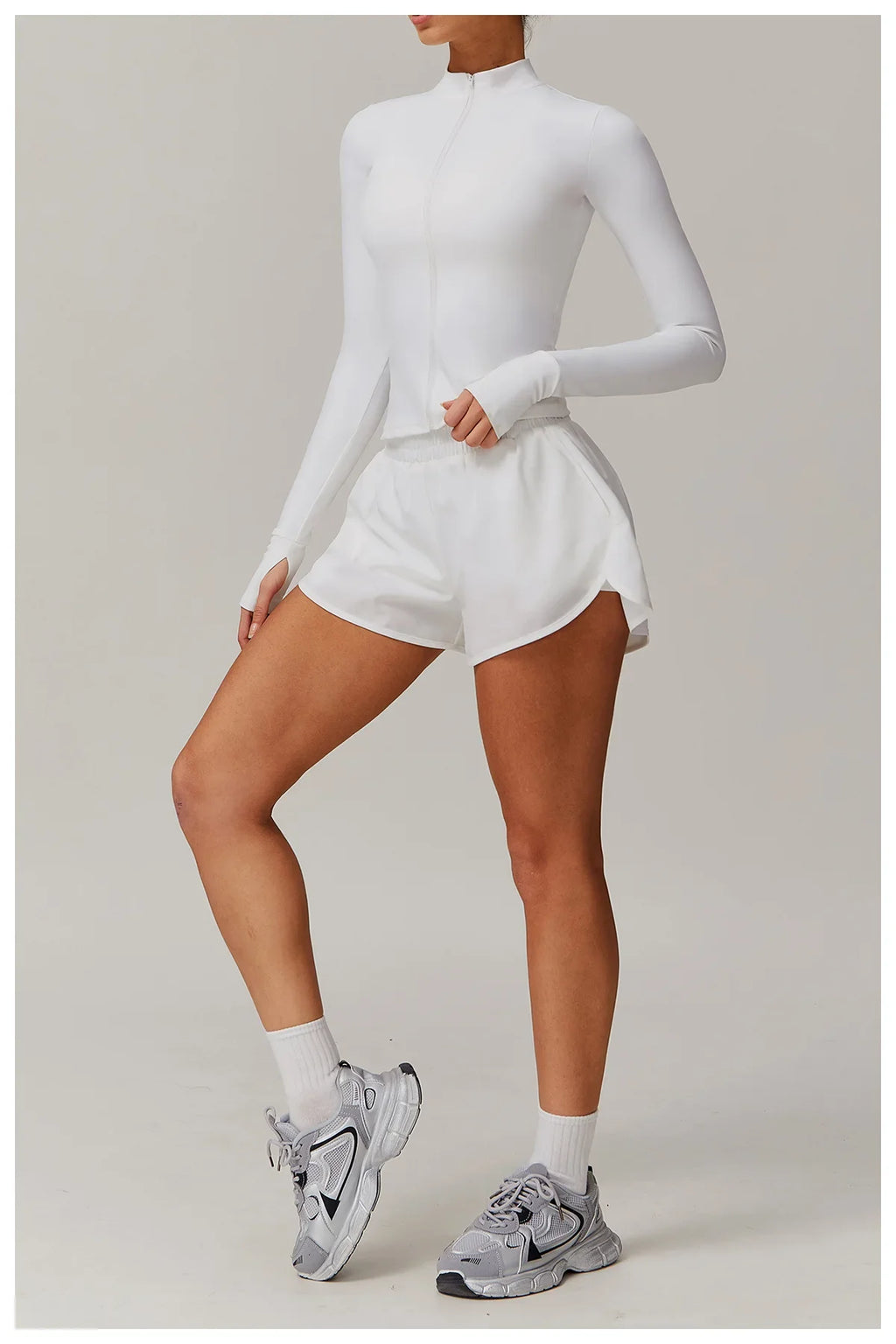 Women Zip Long Sleeve Sports Jacket