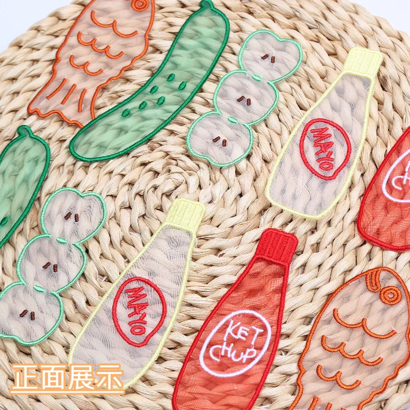 The New Korean-Style Organza Bookmarks from the Fruit and Vegetable Series Are Highly Stylish and Creative Reading Markers